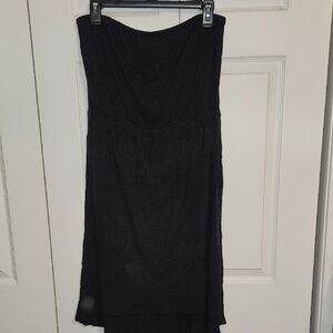 Knit strapless dress